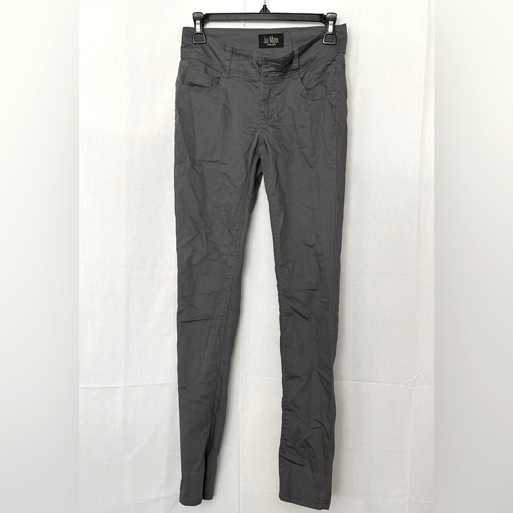 JW Maxx Womens Grey Stretch Pants Skinny Size 3